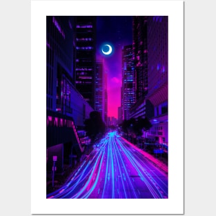 Cyber town Posters and Art